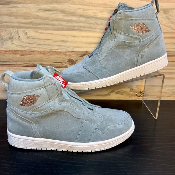 Nike Shoes - New Air Jordan 1 Women's High Zip Suede Sneakers